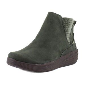 NWT Ryka Women's Noelle Next Wedge Ankle Boots Green Size 9.5 M $100 RY1876